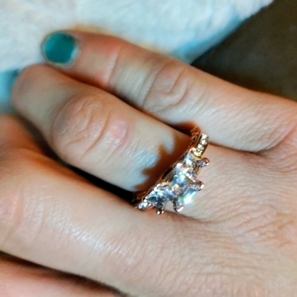 A size 7 1/2 Rose gold ring - Picture 6 of 11